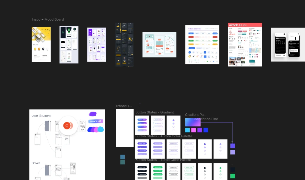 Guber | Ridesharing App Concept cover