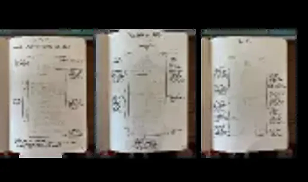 Hand-drawn sketches exploring Wayfarer screen layouts